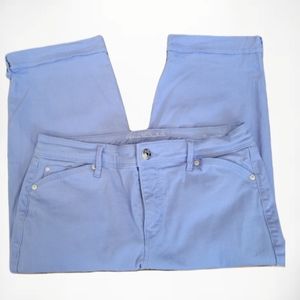 Skimmer Capris All Around Slimming Effect sz 6 Gloria Vanderbilt cornflower
